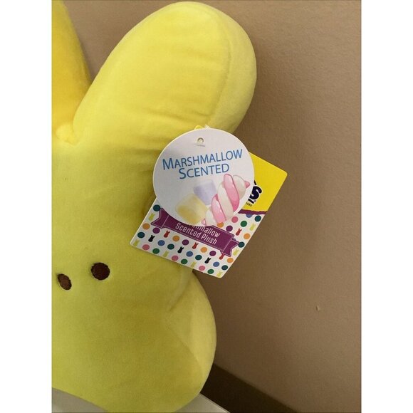 Peeps Yellow 9" Marshmallow-Scented Bunny - New With Tags. - Picture 2 of 5